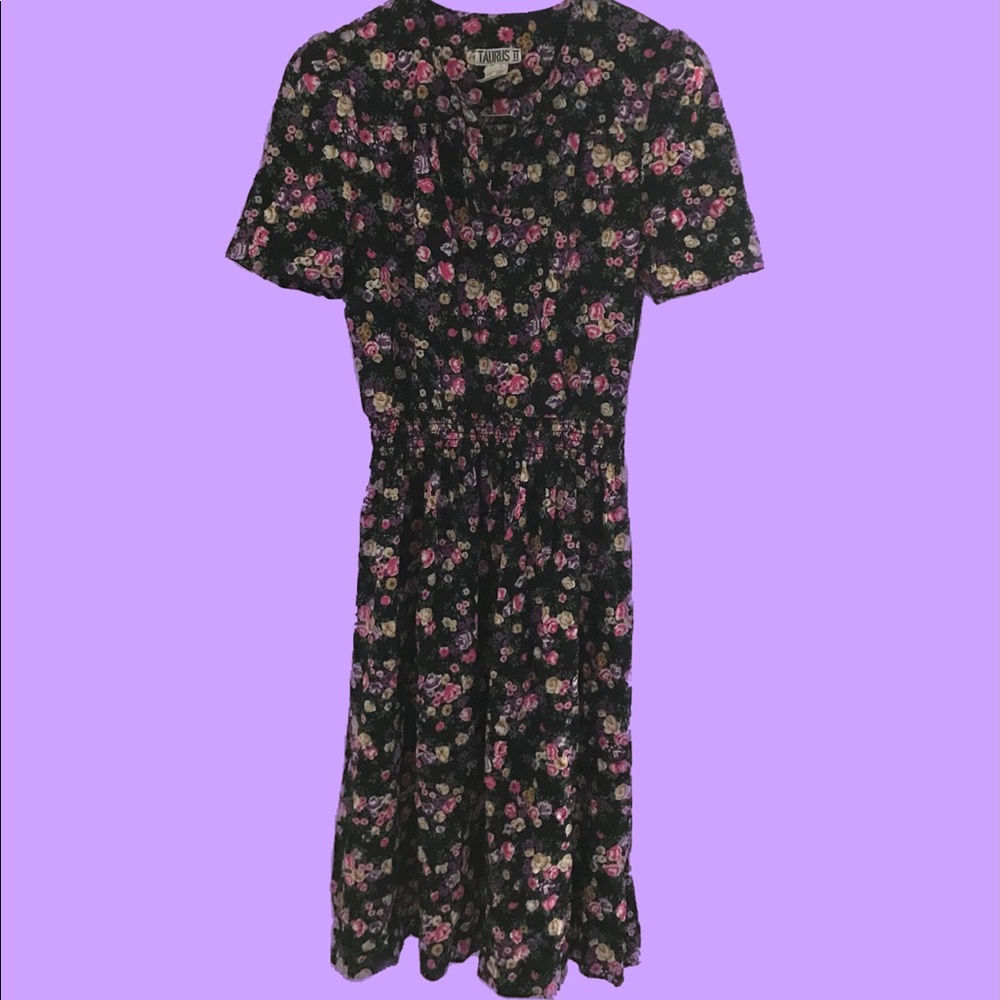 Vintage Floral Dress
